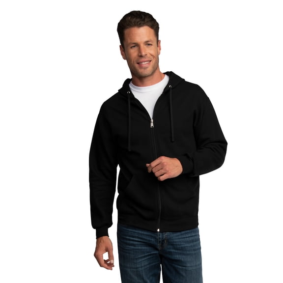 Fruit of the Loom Men's EverSoft Fleece Full Zip Hoodie Jacket, Sizes S-3XL