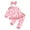 Pink, variant on Girls Pant Sets Toddler Baby Girl Clothes Fall Winter Sweatsuit Newborn Sweatshirt Sweat Pant Sets Outfits Infant Girls Clothing Light Green Size,12-18 Months
