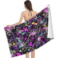 thumbnail image 3 of Butterfly Large Beach Towel - Plush Thick Cotton Pool Towel, Adult Beach Towels, 3 of 16