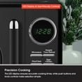 thumbnail image 3 of Magic Chef 0.7 Cubic Feet 700 Watt Classic Retro Countertop Microwave, Black, 3 of 11