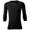 Black, variant on Evoshield Men's Mid Sleeve Cooling Baseball Shirt Scarlet S