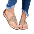 thumbnail image 2 of Chanclas Zapatos romanos Sandalias de verano Chanclas cómodas casuales Sandalias de viaje en la playa Wmkox8yii nm5983, 2 of 4