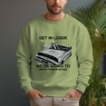 thumbnail image 6 of Men's 330g 100% Cotton Car Pattern Dropped Shoulder Crew Neck Sweatshirt, 6 of 15