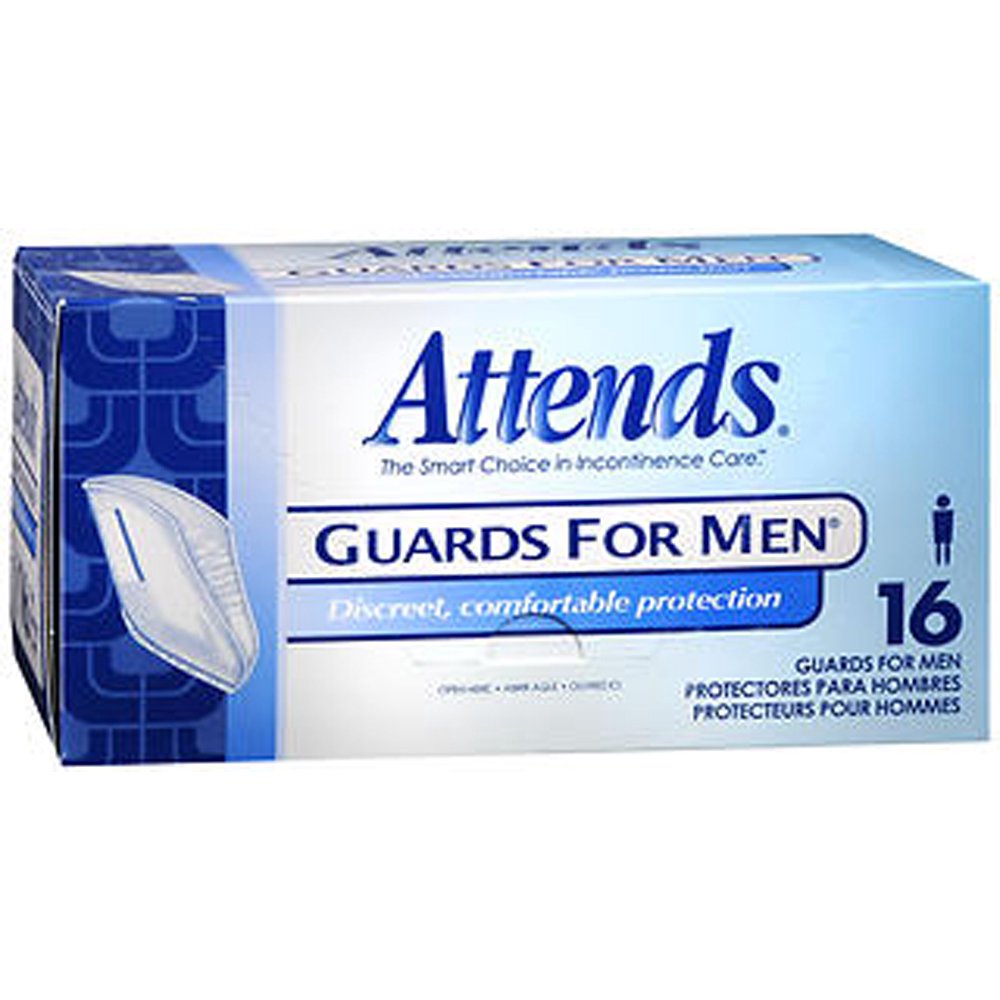 Attends Guards for Men Light Absorbency Bladder Control Pad (MG0400