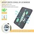 thumbnail image 5 of Pet Cooling Pad Foldable Self Cooling Mat Breathable Pet Cushion Sleep Pad for Dogs and Cats A Cute Little Astronaut M, 5 of 9