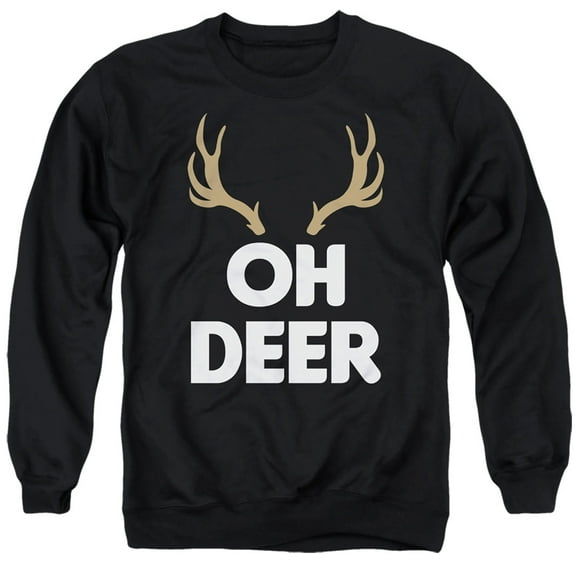 Oh Deer It's Christmas Unisex Adult Crewneck Sweatshirt
