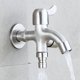 thumbnail image 2 of Grifo doble 1/2" - Grifo doble fabricado en acero inoxidable 304 - Grifo de cierre - Para lavadora - Lavavajillas - Jardín - Hogar e industria - Resistente a las heladas,, 2 of 4