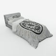 thumbnail image 2 of Ambesonne Compass Bedding Set 3 Pcs, Vintage Sea Navigation, Twin, Black White, 2 of 2
