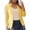 Yellow, variant on Womens Long Sleeve Short Blazers Jackets Business Causal Notch Collar Open Front Suit Jacket Dressy Slim Fit Work Office Cardigan Coats