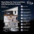 thumbnail image 6 of iSpring WGB32B-MKS 3-Stage Whole House Water Filtration System, Removes Iron, Manganese, Hydrogen Sulfide, Chlorine, and Sediment, 15 GPM Flow, w/ F3WGB32BMKS Replacement Filter Pack, 6 of 7