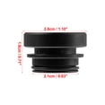 thumbnail image 3 of Unique Bargains Universal  Car Auto Cigarette Lighter Dustproof Plug Socket Cover12 Volt Replacement Accessories Black, 3 of 7