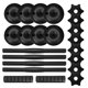 thumbnail image 4 of Pesas Mancuernas TFixol Negras, 4 of 8
