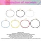 thumbnail image 4 of Gargantilla de cuentas, gargantilla de cuentas, gargantilla de cuentas pequeñas, collar de cuentas, collar bohemio ajustable, joyería de playa, 4 of 8