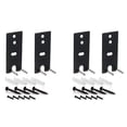 thumbnail image 1 of 4X Steel Black Wall Mount Brackets Replacement for OmniJewel 650 & Surround Speakers 700, 1 of 7