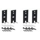 thumbnail image 1 of 4X Soportes de Montaje en Pared de Acero Negro de Repuesto para OmniJewel Lifestyle 650 Y Surround Speakers 700, 1 of 5