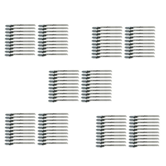 100Pcs Reciprocating Jigsaw Blade T101AO T- Multi Jig Saw Blades for Wood Plastic Cutting Disc