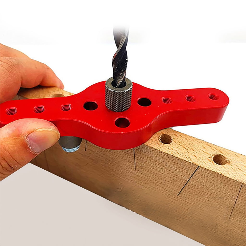 Geemin Vertical Pocket Hole Drilling Jig Woodworking Dowelling Jig Locator Wood Dowel