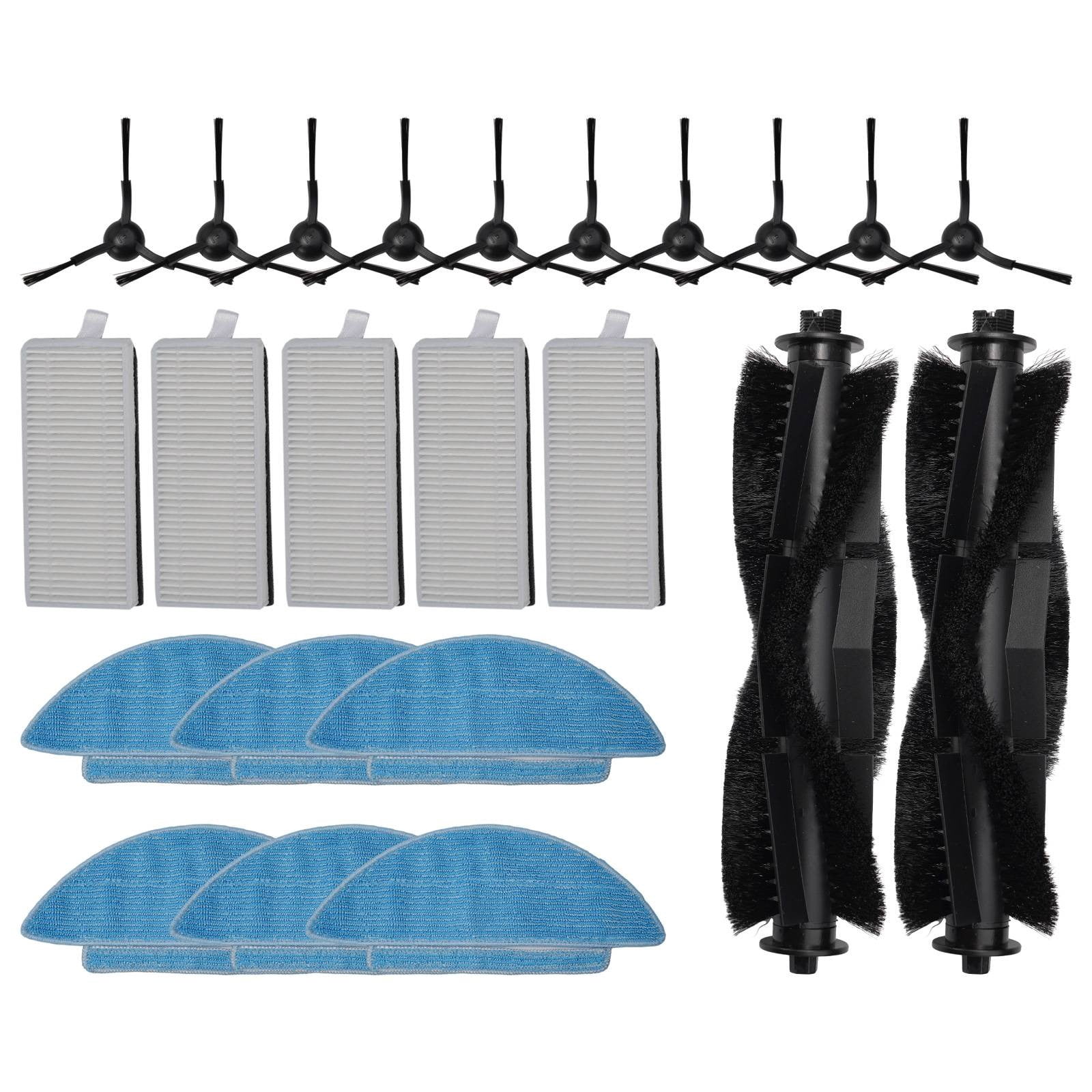 Parts Kit for Tikom L9000, Robot Vacuum Cleaner Main Brush Side Brush Filter Pad