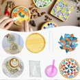 thumbnail image 3 of Mosaic Coaster DIY Kit Novelty Creative Craft for Kids, DIY Art Supplies with Colorful Tiles & Tools, 3 of 5