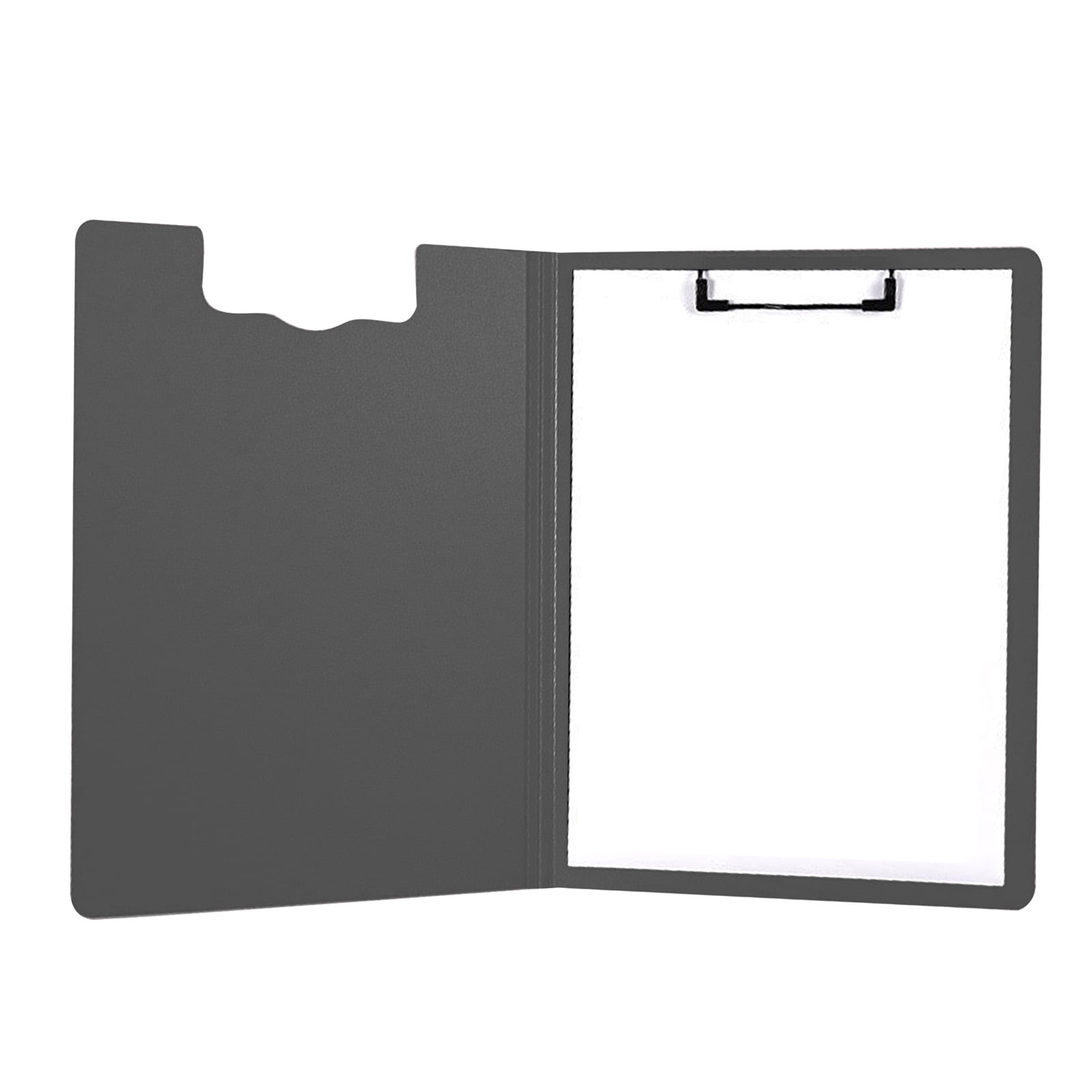 A4 Clipboard Folder, Three Layers Foaming Simple Straight Grain