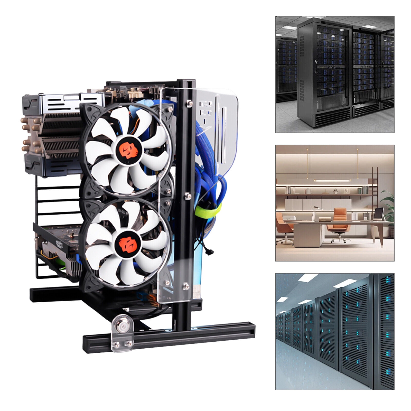 PC Test Bench ATX Test Bench Open Frame Computer Case ITX ATX MATX Open Air Case for Desktop Computer Hosts
