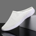 thumbnail image 6 of GrmtClth Unisex Slip On Mules Breathable Mesh Casual Slippers Lightweight Non Slip Walking Shoes Comfortable Backless Loafers Outdoor Slide Sandals, 6 of 7