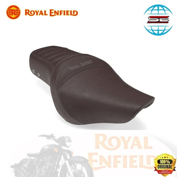 BROWN TOURING DUAL SEAT FOR ROYAL ENFIELD ALL NEW BULLET 350