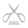 thumbnail image 5 of Uxcell 4.8" Stainless Steel Vintage Mini Scissors for Embroidery Cross Stitch Sewing Silver, 5 of 6