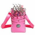 thumbnail image 1 of Kit de herramientas Bolsa para tijeras de peluquero bolsa para cintura para peluquero bolsa con soporte para tijeras desmontable de 7 ranuras bolsa de herramientas de cuero PU para tijeras pinzas para, 1 of 8