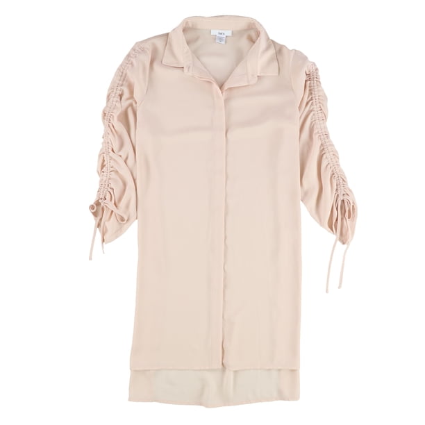 bar III Blusa tipo túnica fruncida para mujer, rosa, mediana bar III Sayo