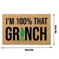 thumbnail image 3 of Grinch Decor Grinch Christmas Decorations Bathroom Grinch Christmas Decorations Christmas Festival Decoration Front Door Carpet Indoor Outdoor Mat, 3 of 3