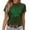 Army Green, variant on LUOGENLI Female T-shirts for Womens Women's St. Patrick's Day Crew Neck Short Sleeve T Shirt Womens T-shirts Graphic Tees xxl Tall St. Patrick's Day Tee T-shirts Womens Big and Tall Easter Black L