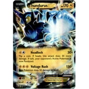 Pokemon XY Roaring Skies Ultra Rare Thundurus EX #26