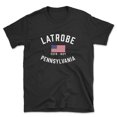 thumbnail image 1 of Latrobe Pennsylvania Patriot Men's Cotton T-Shirt, 1 of 1