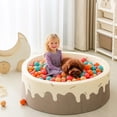 thumbnail image 4 of Ball Pit Balls For  Plastic Playballs Soft Pastel Pelotas Cream Pink+orange+green 100, 4 of 9