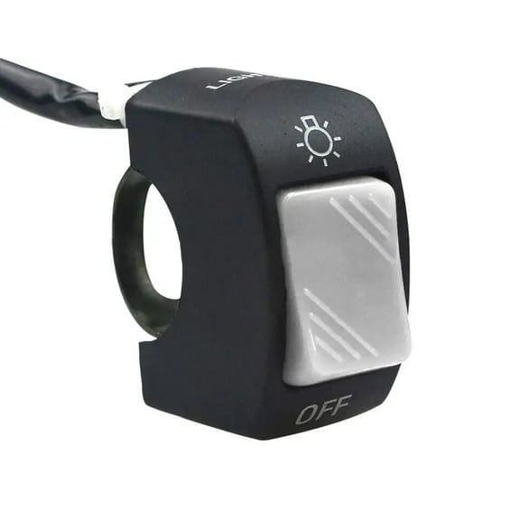 Motorcycle Fog Light Switch ON/OFF DC 12V Handlebar Mount Moped Universal Gray