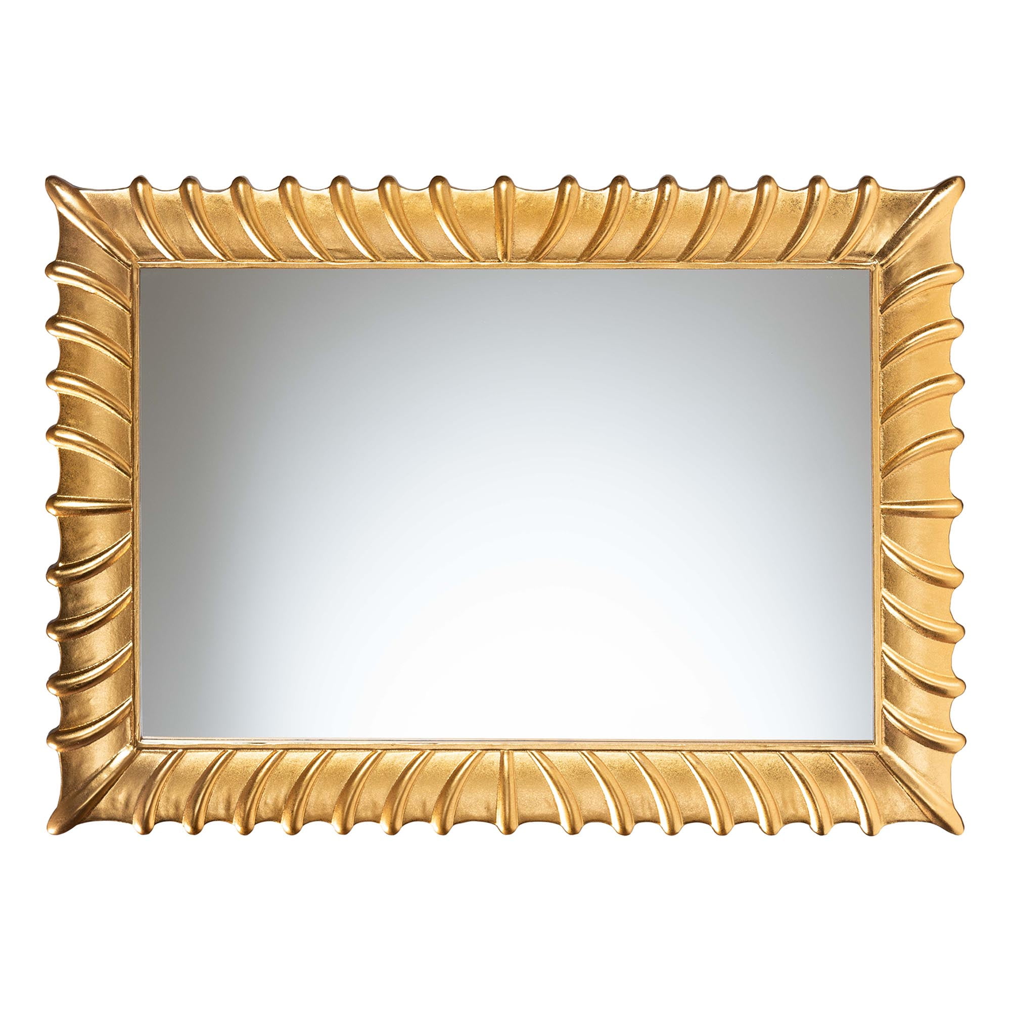 Baxton Studio Ygritte Vintage Mirror, Antique Goldleaf
