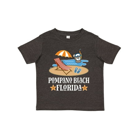 

Inktastic Pompano Beach Florida Trip Gift Toddler Boy or Toddler Girl T-Shirt