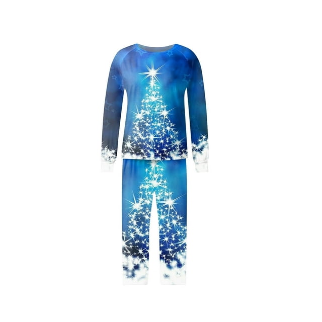 MesaSe Pyjama de Vacances Pyjama PJ Ensembles de Pyjamas pour la Famille de la Famille de Noël des Femmes