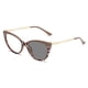 thumbnail image 1 of Gafas de sol retro con forma de ojo de gato, montura de metal, nuevas, con espejo plano, fotocromáticas, antiluz azul, para fotografía callejera, para mujer, con ojos de moda, 1 of 6