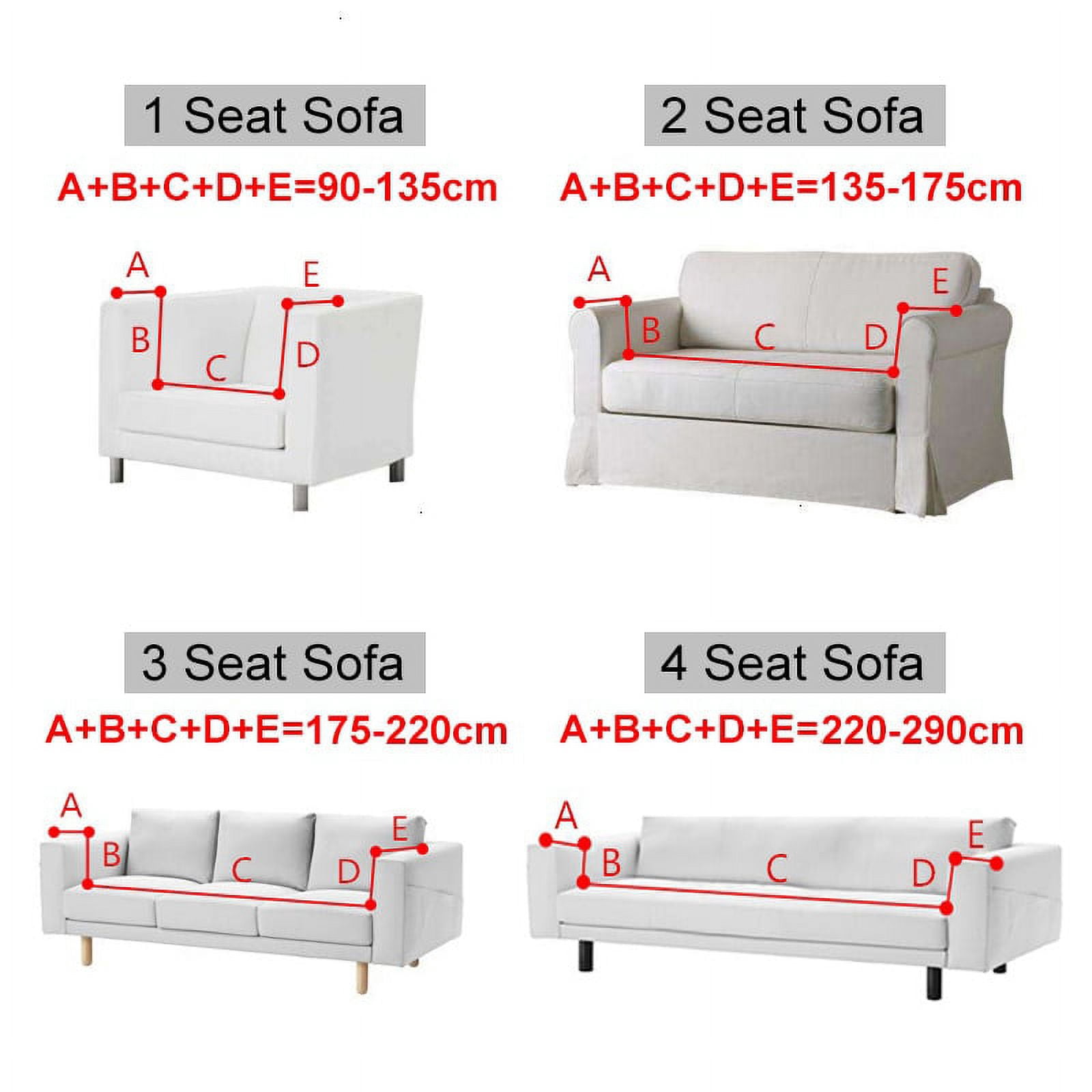 ACMDL  Seat Solid Color Sofa Cover Full Coverage Dustproof Universal Cover Jacquard Fabric L Shape Sofa Covers For Living Room