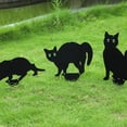 thumbnail image 2 of Tablero De Metal Para Gatos Negros, Repelente De Plagas, Disuasorio Para Gatos, Miedo Para Gatos, Jardín, Control De Plagas, 3 Piezas Speravity HA020644-00, 2 of 6