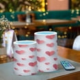 thumbnail image 6 of Set of 2 Flameless Candles Lights with Remote Control Flickering LED Candles Electric Candles for Home Decor Parties Red Paper Hearts, 6 of 7