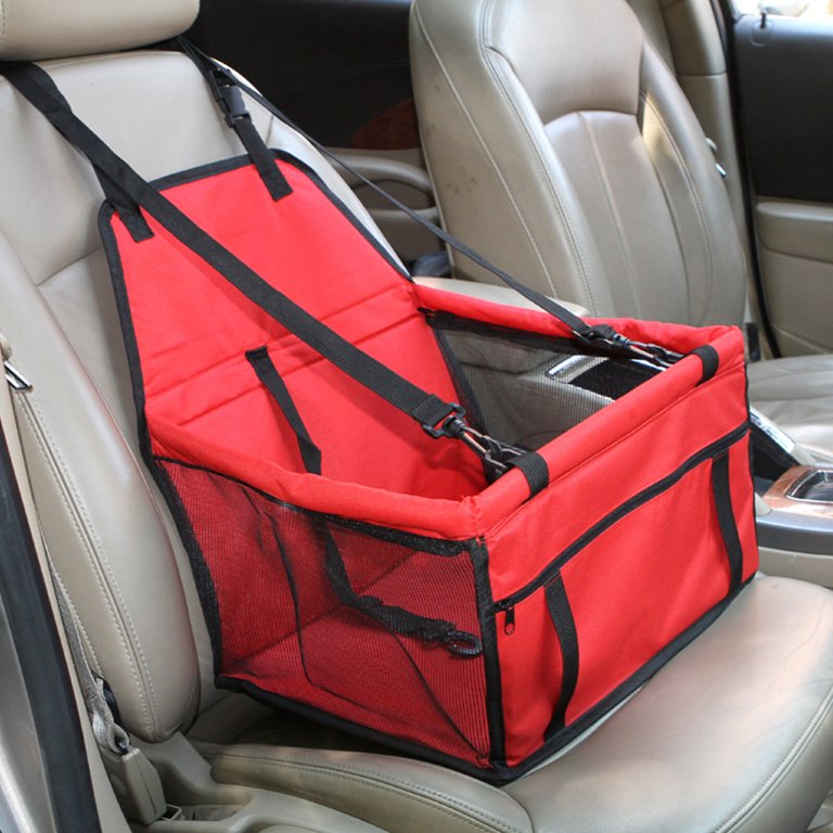 Dog Car Seat Booster Pet Car Basket with Dog Seat Belt Dog Cats