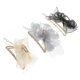 thumbnail image 2 of Hair Claw Clips Black Metal Holiday 7.5X4.5CM Bow Shaped Hair Clip 3Pcs, 2 of 3