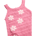 thumbnail image 3 of Jessica Simpson Girls' Crochet Dress with Floral Applique, Sizes 4-16, 3 of 6