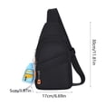 thumbnail image 3 of Packable Small Crossbody Sling Backpack Shoulder Chest Bag Daypack for Hiking Traveling, 3 of 6
