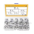 thumbnail image 1 of Sutemribor 240PCS 6 Tamaños Kit Surtido de Mangas de Bucle de Engarce de Aluminio para Cables y Cuerdas de Alambre, 1 of 5
