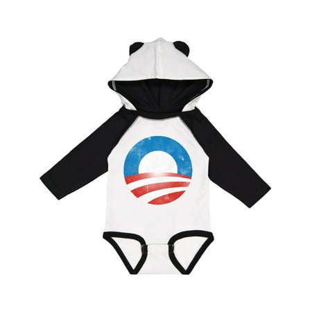 

Inktastic Obama Logo (Vintage Look) Gift Baby Boy or Baby Girl Long Sleeve Bodysuit