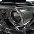 thumbnail image 5 of AKKON - For Chevy Silverado 1500 2500 3500 HD Smoked Dual LED Projector Headlights + Dark Red Tail Lights, 5 of 7